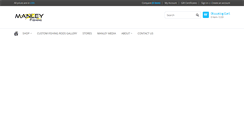 Desktop Screenshot of manleyfishing.com